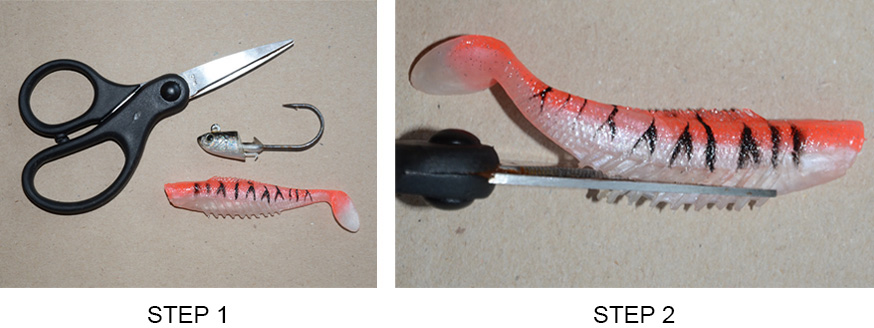 Customising Soft Plastics Part 2: Trimming